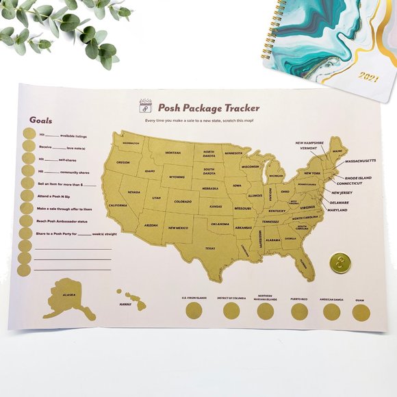 Scratch-off Map - Picture 4 of 5